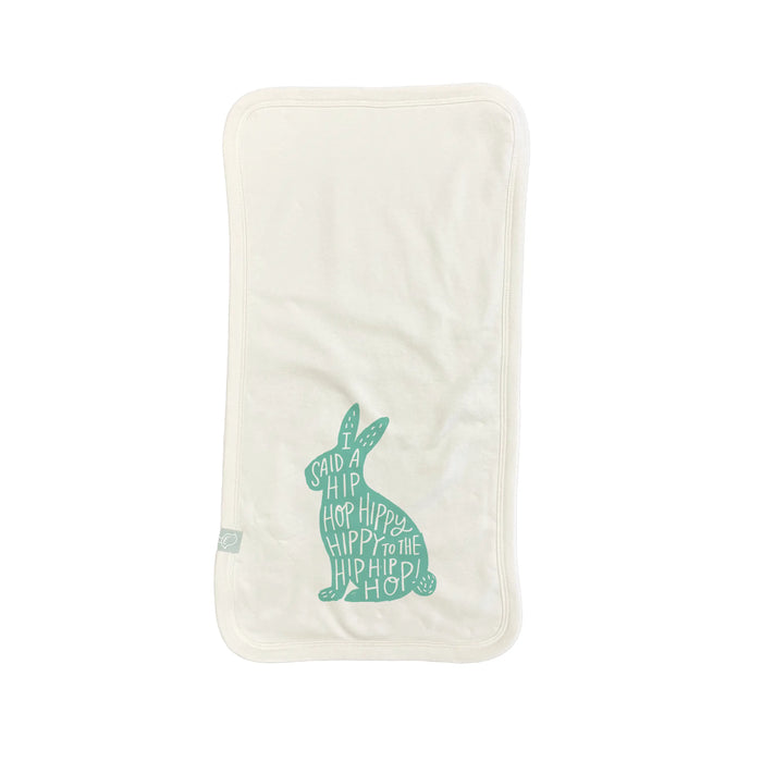 burp cloth | hippy hoppy by Finn + Emma