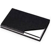 Business Name Card Holder Luxury PU Leather and Stainless Steel Multi Card Case