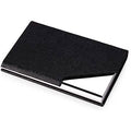 Business Name Card Holder Luxury PU Leather and Stainless Steel Multi Card Case by DailySale