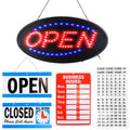 Business Neon Open Sign Advertisement Board with Steady Flashing Modes by DailySale