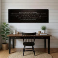 But Home Was a Dream Lyrics Wall Sign by Tailored Canvases
