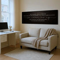 But Home Was a Dream Lyrics Wall Sign by Tailored Canvases