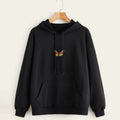 Butterfly Graphic Drawstring Hoodie by DailySale