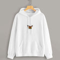 Butterfly Graphic Drawstring Hoodie by DailySale