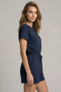 Buttery Soft Back-Cutout Romper by Boutique 23