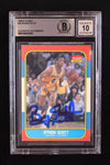 Byron Scott Signed 1986-87 Fleer #99 RC (BGS | Autograph Grade 10)