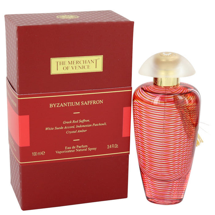 Byzantium Saffron by The Merchant of Venice Eau De Parfum Spray (Unisex) 3.4 oz for Women by Avera Group