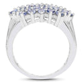 2.03 Carat Genuine Tanzanite .925 Sterling Silver Ring by Bids.com
