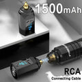 Wireless Tattoo Pen Kit – 6 Color Ink, Cartridges & Power Supply by DailySale