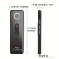 Compact Language Translator – 136 Languages, Two-Way Voice, Portable by DailySale