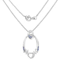 0.18 Carat Genuine Tanzanite .925 Sterling Silver Pendant by Bids.com