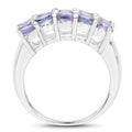 2.55 Carat Genuine Tanzanite .925 Sterling Silver Ring by Bids.com