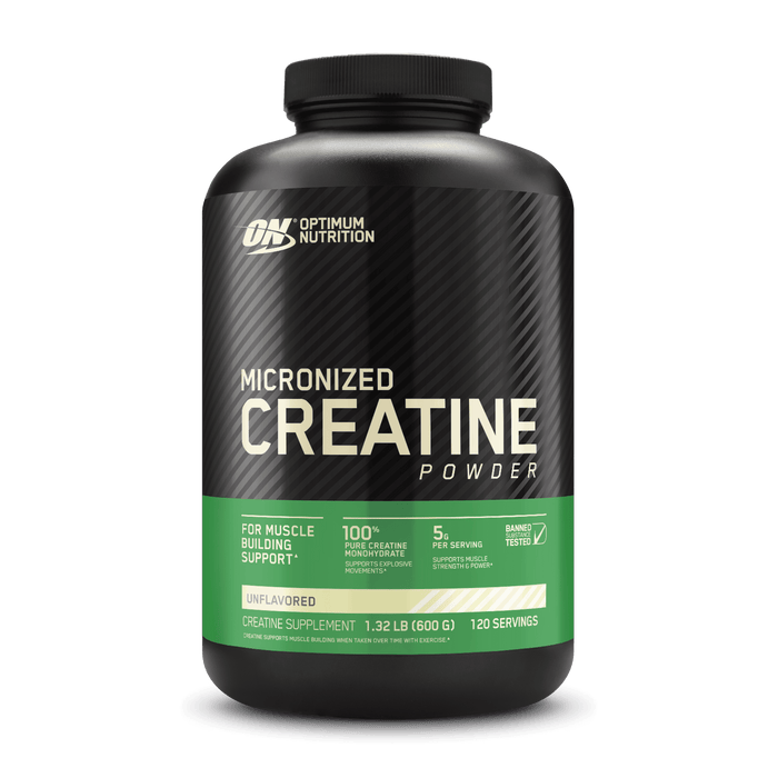 Optimum Nutrition Micronized Creatine Powder, 1.32 lb (600 g) by Price Is Right Miami