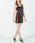 Calvin Klein Womens Sleeveless Sequin Sheath with Scoop Neck Dress, Size 4 by Vanessa Jane