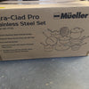 Mueller Pots and Pans Set 17-Piece, Ultra-Clad Pro Stainless Steel Cookware Set