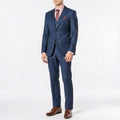 Calvin Klein Men's Extra-Slim Fit Blue Tonal Windowpane Suit by Vanessa Jane
