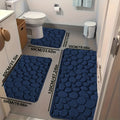 Ultra-Soft Memory Foam Bath Mat – Non-Slip, Absorbent (Gray Hexagon) by DailySale