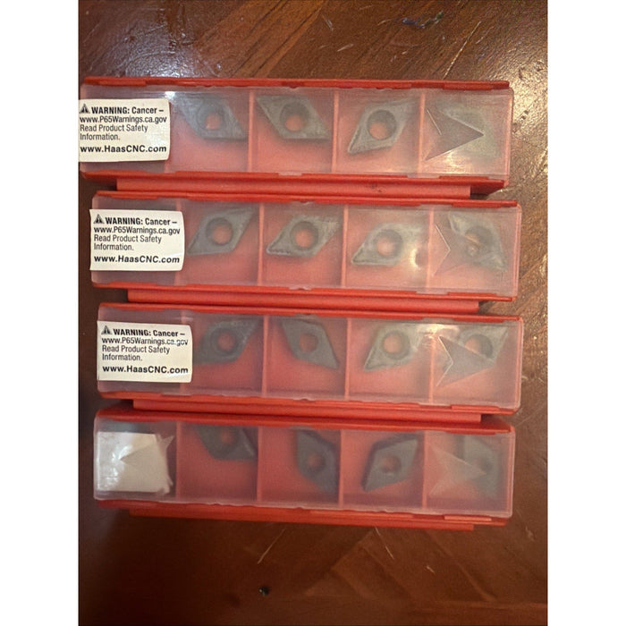 Haas DCMT 3252 HMU HTS25 Inserts 02-0470 Lot of 4 (20pcs) New by Price Is Right Miami