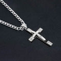 Men's Cross Necklaces in Stainless Steel by DailySale