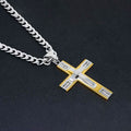 Men's Cross Necklaces in Stainless Steel by DailySale
