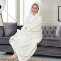 Jellie Cozy and Ultra Plush Sherpa Hoodie Throw by DailySale