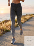 Ideology Gradient Ankle Leggings, Black / White Ombre by Vanessa Jane