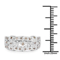 0.32 Carat Genuine Champagne Diamond .925 Sterling Silver Ring by Bids.com