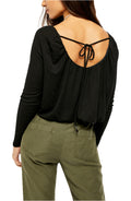 Free People Bondi Thermal Black, Size Large by Vanessa Jane