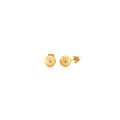 14k Yellow Gold Round Stud Earrings (6.0 mm) by Bids.com