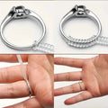 4-Piece Set: Invisible Silicone Ring Size Adjusters – Unisex, Flexible, Minimalist by DailySale