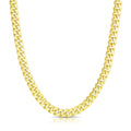6.15mm 10k Yellow Gold Semi Solid Miami Cuban Chain by Bids.com