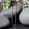 14k Yellow Gold Solid Round Box Chain 2.5 mm by Bids.com