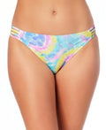 California Waves Juniors Strappy Hipster Bikini Swim Bottom by Vanessa Jane