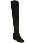 Bar III Womens Gabrie Faux Suede Round Toe Over-the-Knee Boots, 5M/Black by Vanessa Jane