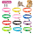 Ca2-Pack: Adjustable Kitten Collar with Bell Name Tag by DailySale