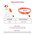 Ca2-Pack: Adjustable Kitten Collar with Bell Name Tag by DailySale