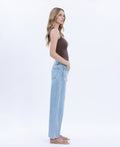 Brylee High Rise Crop Barrel Jean by Boutique 23