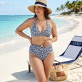 LAUREN Ralph Lauren Ditzy High-Waist Belted Bikini Bottoms, Size 12 by Vanessa Jane