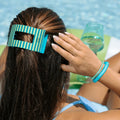 Cabana Cutie Medium Flat Rectangle Hair Clip by TELETIES