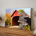 Cabin Woods Family Names Sign by Tailored Canvases