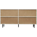 Cabinet with 2-Doors and 3-Open Shelves by DailySale