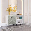 Cabinet with 2-Doors and 3-Open Shelves by DailySale