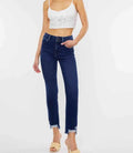 Cadence Ultra High Rise Slim Straight - Super Dark by Boutique 23