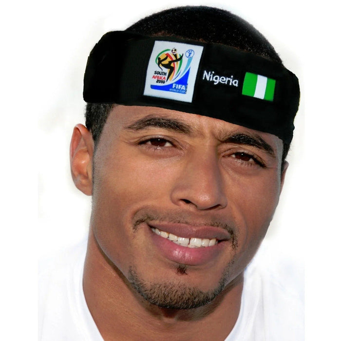 Nigeria World Cup Soccer Headband – Official FIFA Licensed Retro Fan Gear by Price Is Right Miami