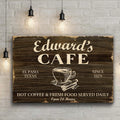 Cafe Sign III by Tailored Canvases
