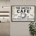Cafe Sign IV by Tailored Canvases