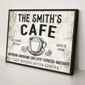 Cafe Sign IV by Tailored Canvases