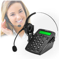 Call Center Dialpad Headset Telephone with Tone Dial Key Pad and Redial by DailySale