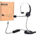 Call Center Hands-Free Noise Cancelling Corded Monaural Headset by DailySale