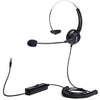 Call Center Hands-Free Noise Cancelling Corded Monaural Headset